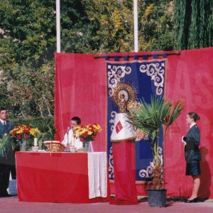Celebración litúrgica en la Fiesta de la patrona de la Guardia Civil en Aranjuez