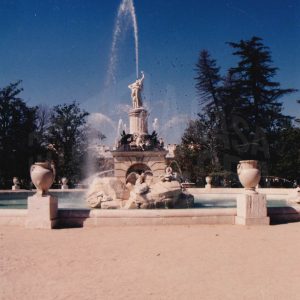 Fuente de Hércules y Anteo en el Jardín del Parterre en Aranjuez