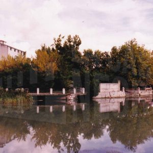 Antigua Fábrica de Harinas vista desde el río Tajo en Aranjuez