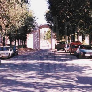 Arcada en la confluencia de la Calle San Antonio con Calle Florida en Aranjuez