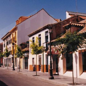 Casa donde nació Antonio Talavera en la Calle Stuart de Aranjuez