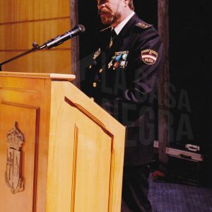 Alocución del Comisario Jefe de la Comisaría de Aranjuez, Julio Laguna, en la Fiesta de la Policía Nacional