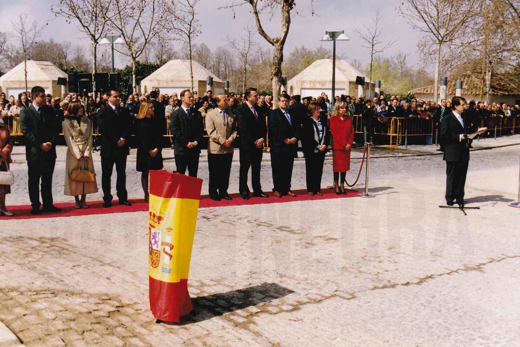 Alocución del Alcalde de Aranjuez, José Mª Cepeda Barros, en el acto de inauguración de la Glorieta de Fernando VI en Aranjuez