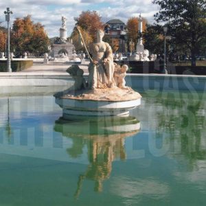 Grupo escultórico de la Fuente de Ceres en el Jardín del Parterre de Aranjuez