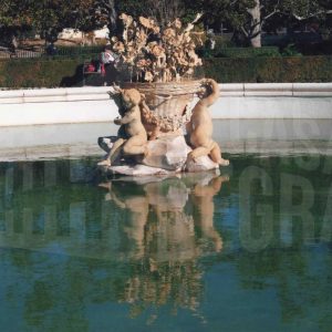 «Alegoría de las cuatro estaciones» en la Fuente de Ceres del Jardín del Parterre de Aranjuez