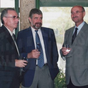 Tres asistentes a la presentación del Amotinado Mayor de las Fiestas del Motín de Aranjuez