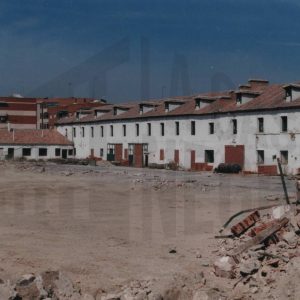 Antiguo Cuartel de Pavía de Aranjuez tras la demolición de algunos edificios