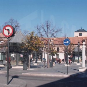 Vista parcial de la Plaza de la Constitución de Aranjuez