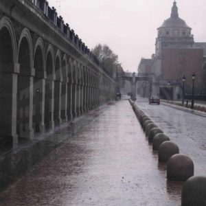 Arcos de la Casa de Oficios junto al Palacio Real de Aranjuez