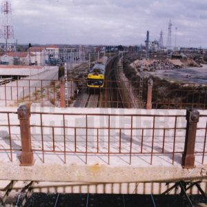 Antiguo puente sobre la vía del tren en Aranjuez