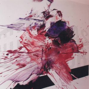 Una de las obras de la exposición de Luis Feito en Aranjuez