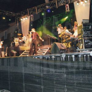 Actuación de la Orquesta Tarantella durante las Fiestas del Motín en Aranjuez