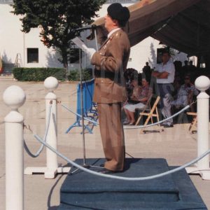 Alocución de José Antonio Peñas Pérez, Coronel del Regimiento de Pavía nº 4, durante un acto en Aranjuez