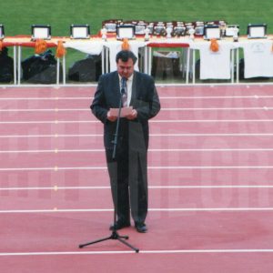 Alocución del Alcalde de Aranjuez, Eduardo García Fernández, en la inauguración del Estadio Municipal «El Deleite»