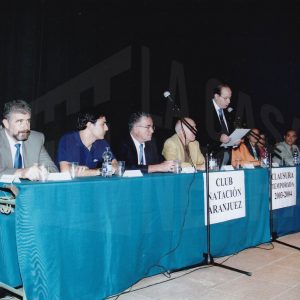 Alocución de Antonio Talavera Palazón en el acto de clausura de la temporada 2003/2004 del Club Natación Aranjuez