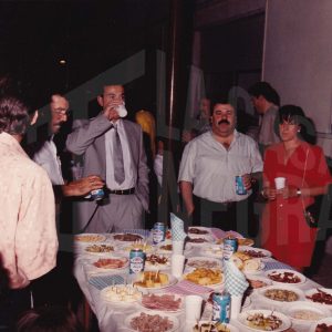 Ágape del acto de clausura de la temporada 91/92 del Club Natación Aranjuez