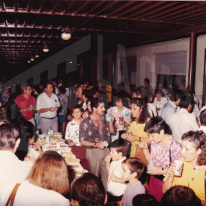 Ágape del acto de clausura de la temporada 91/92 del Club Natación Aranjuez