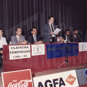 Alocución de Antonio Talavera Palazón en la clausura de la temporada 92/93 del Club Natación Aranjuez