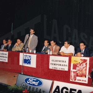 Alocución del Alcalde de Aranjuez; José Mª Cepeda, en la clausura de la temporada 94/95 del Club Natación Aranjuez
